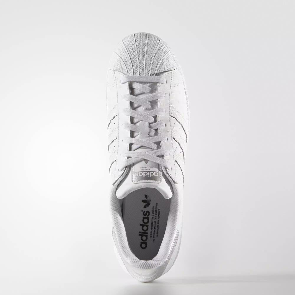 Adidas Superstar Tenis Blancos Para Hombre (MX-81917)